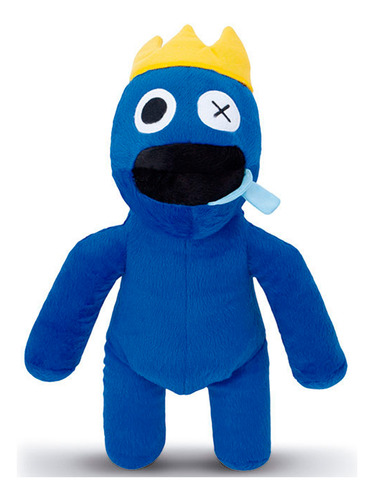 Pelúcia Boneco Azul Babão Rainbow Friend Roblox Monstro Blue